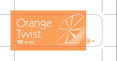 60 Second Taste Orange Flavor Label 0410 (60 Second Taste Orange Flavor Label 0410)